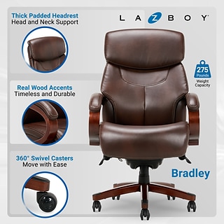 La-Z-Boy Landon Bonded Leather Executive Chair (60028) | Quill.com
