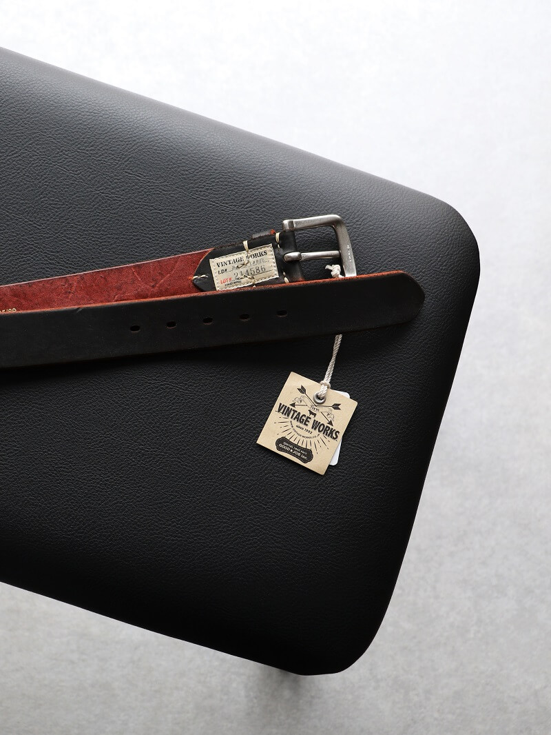 Vintage Works ヴィンテージワークス Leather belt 7Hole レザーベルト