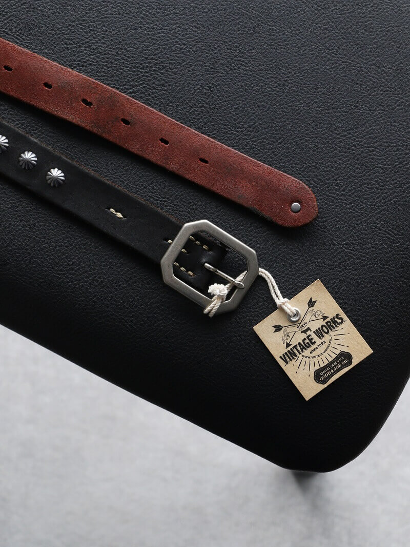 Vintage Works ヴィンテージワークス Leather belt 7Hole レザーベルト