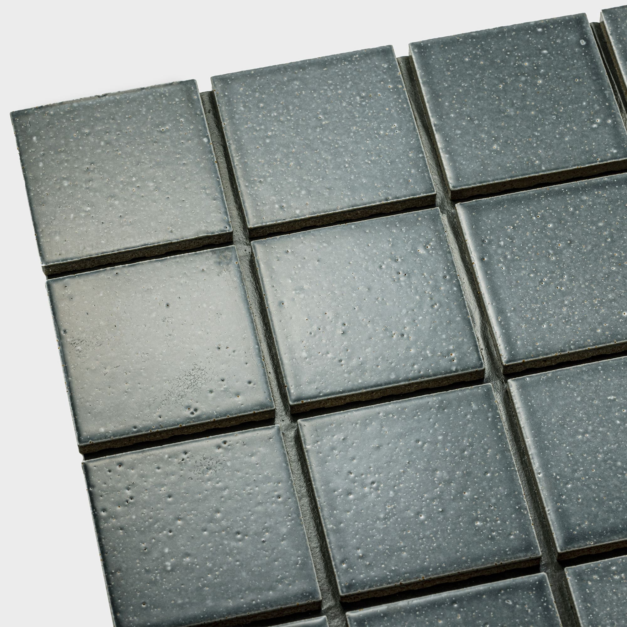 古窯70角タイル ミッドナイトブルー（シート） | WL-TL012-07P-G141