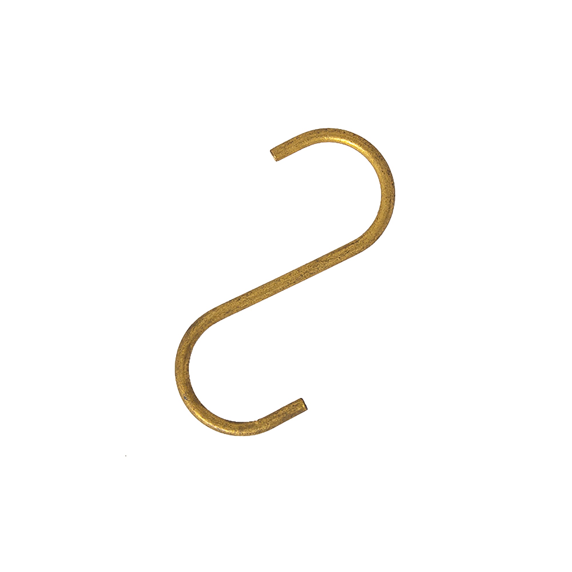 S字フック 真鍮 | PS-HB011-02-G141 | フック | パーツ・ハードウェア