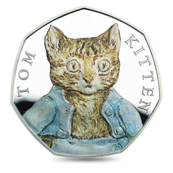 Tom Kitten 2017 UK 50p Silver Proof Coin | The Royal Mint