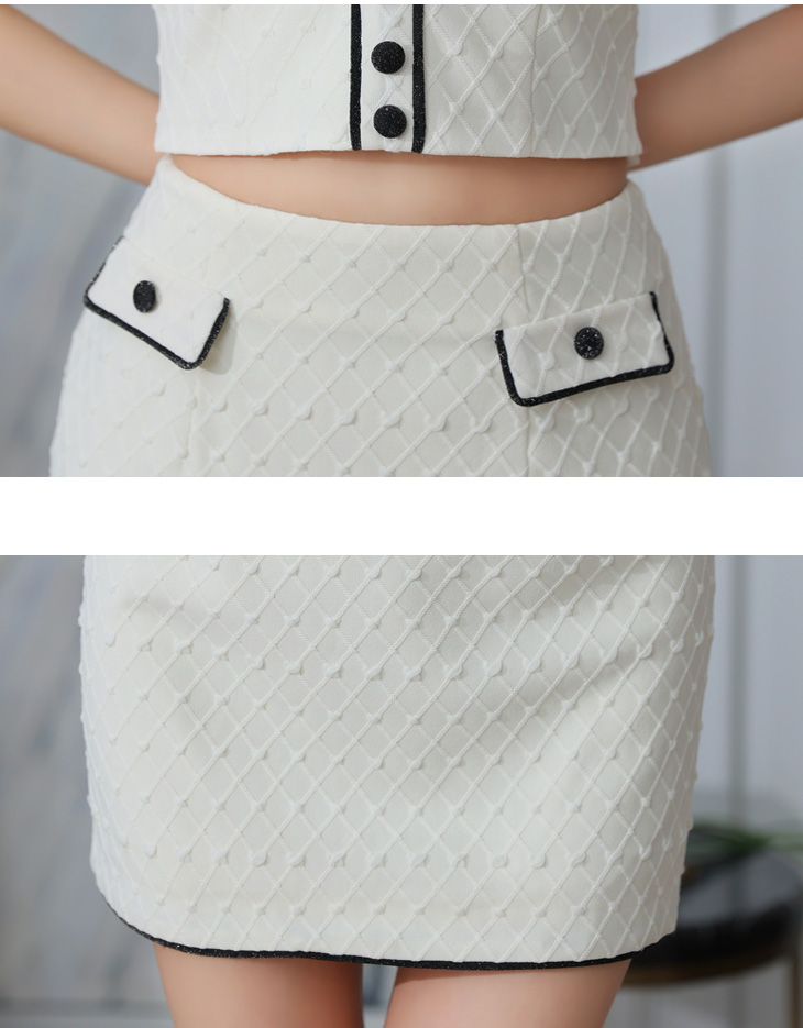 XSサイズあり】ラメニットxボタンクラシカルセットアップキャバドレス