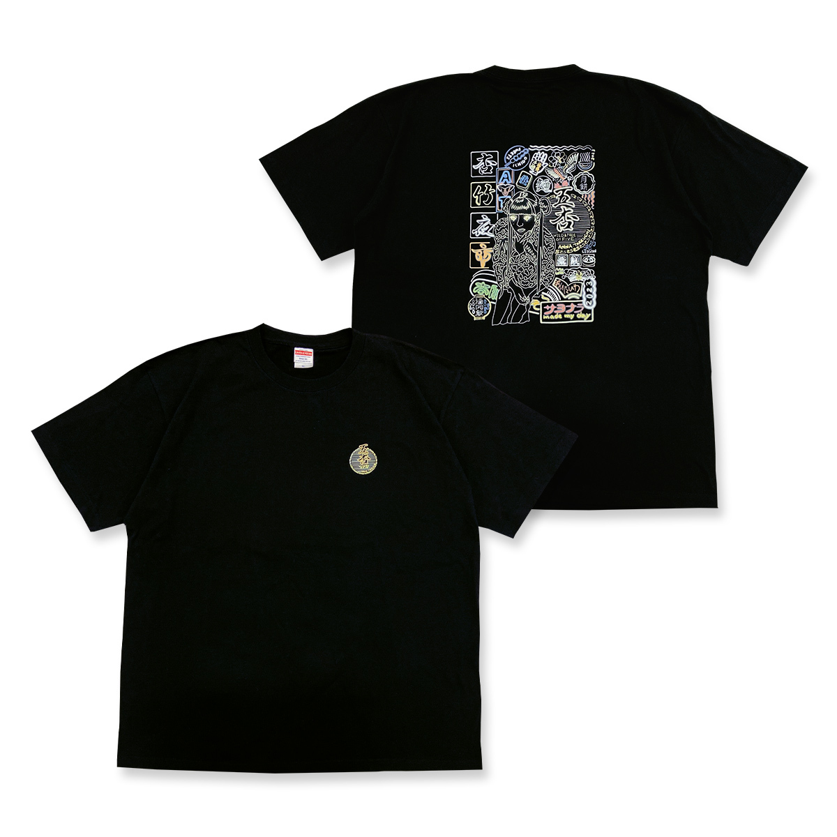 JARUJARU ブラック Tシャツ NANDETAMEGUCHINAN JARUJARU ブラック T