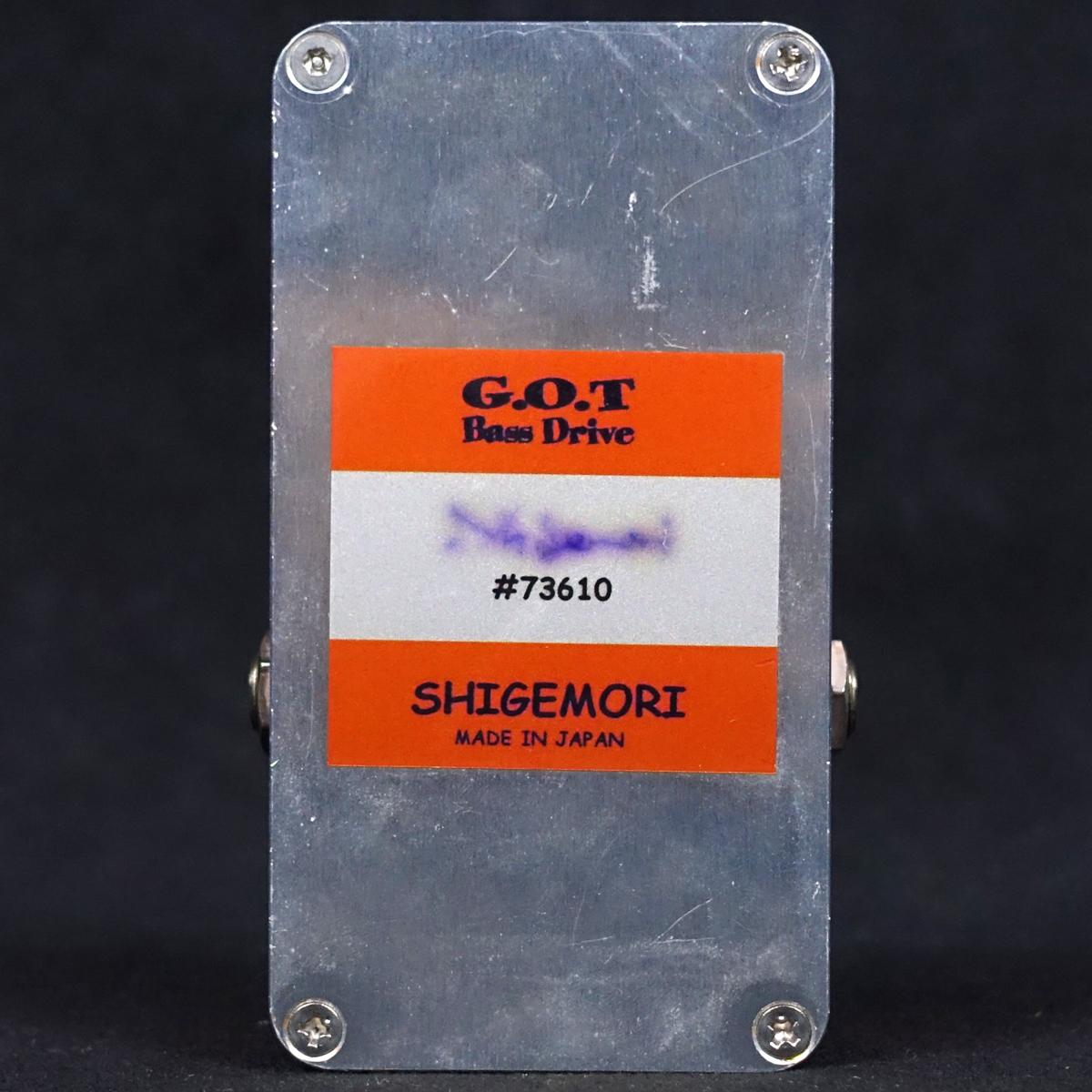 【激レア】SHIGEMORI ( シゲモリ ) G.O.T Bass Drive SHIGEMORI ( シゲモリ ) G.O.T Bass Drive 送料無料 | サウンドハウス