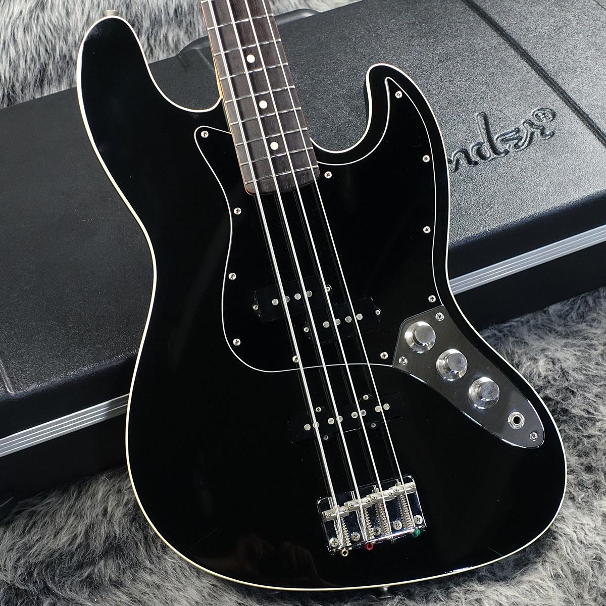 フェンダージャパンエアロダインミディアムスケール Fender Japan AERODYNE JAZZ BASS MEDIUM SCALE ( AJB ) BLK 税込販売