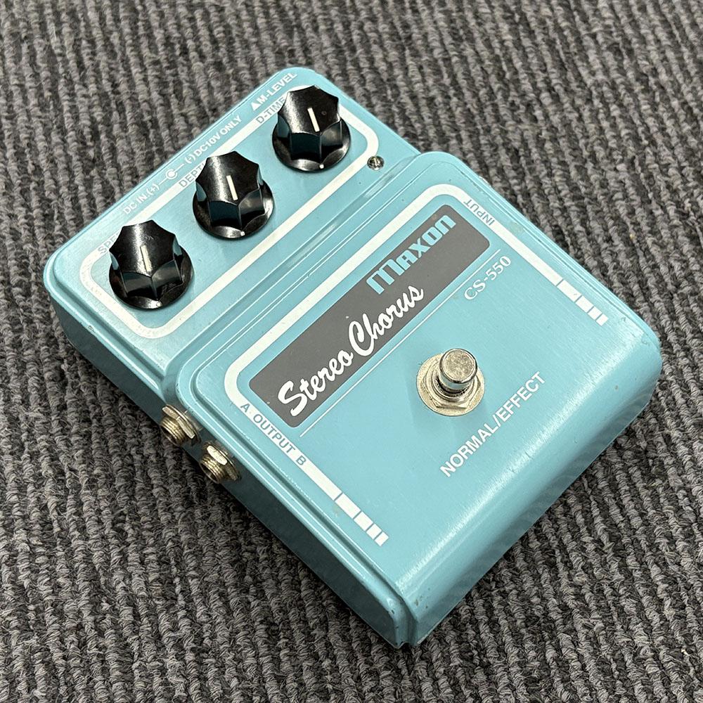 Maxon Stereo Chorus CS-550 本体のみ MAXON CS-550 Stereo Chorus（管理番号：S038） - TOKYO EFFECTOR