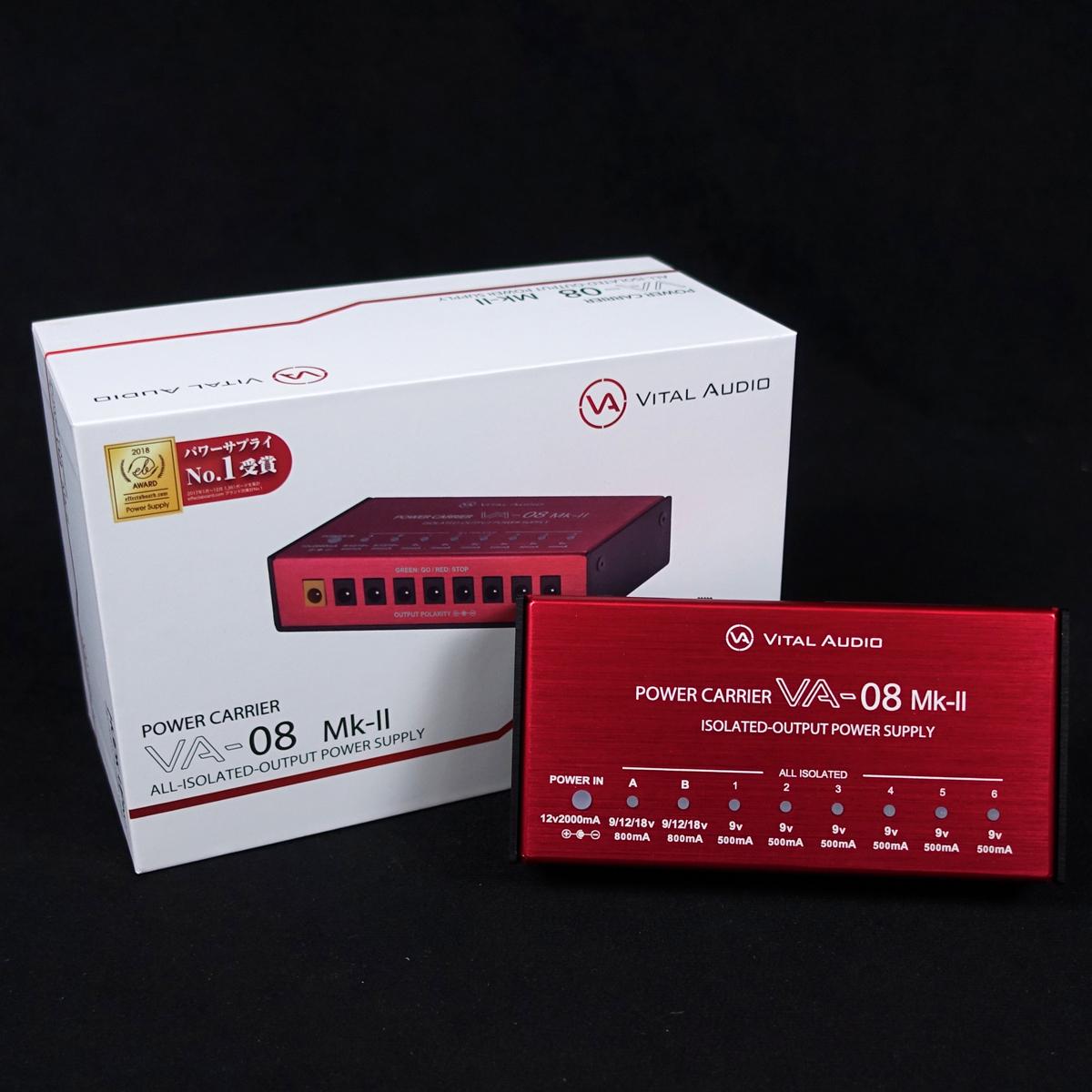 ギター Vital audio VA-08 MKII VITAL AUDIO「VA-08 MKII」レビュー：ノイズレスでピュア！なパワー