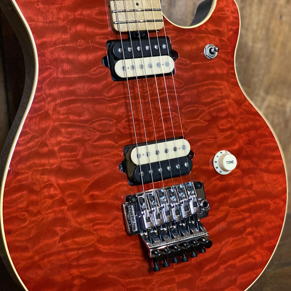 MUSICMAN AXIS EX Trans Red 96年製 MUSIC MAN Axis EX 1996年製 買い取りました。デジマートにて348,000円