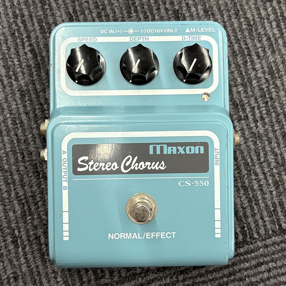 Maxon Stereo Chorus CS-550 本体のみ MAXON CS-550 Stereo Chorus（管理番号：S038） - TOKYO EFFECTOR