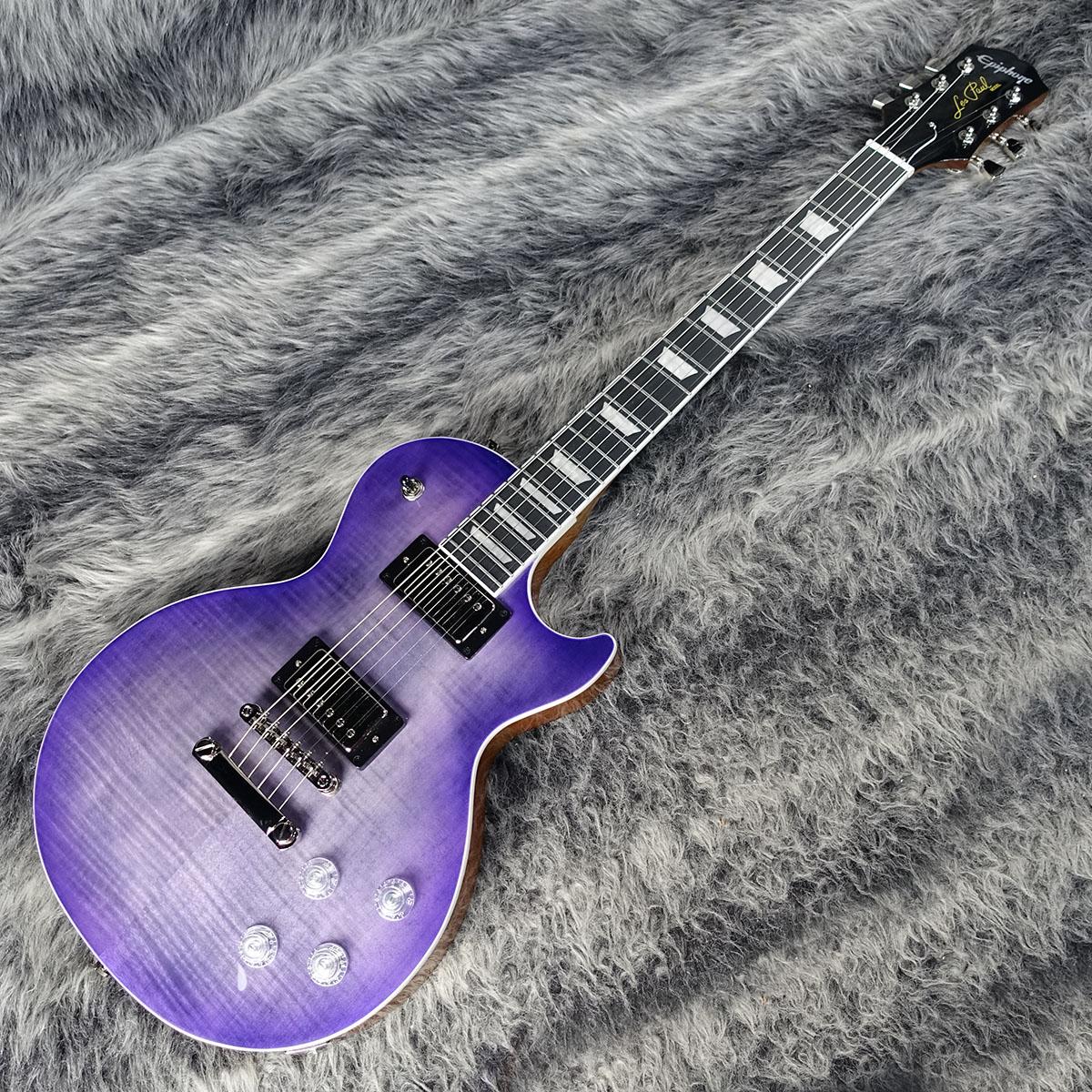 Epiphone Les Paul Standard レスポール　紫　パープル Epiphone Les Paul Classic Worn, Worn Violet Purple at Gear4music