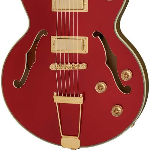 美品Epiphone Uptown Kat ES Ruby Red ／生産終了 Epiphone UpTown Kat ES/Ruby Red Metallic（新品特価/送料無料