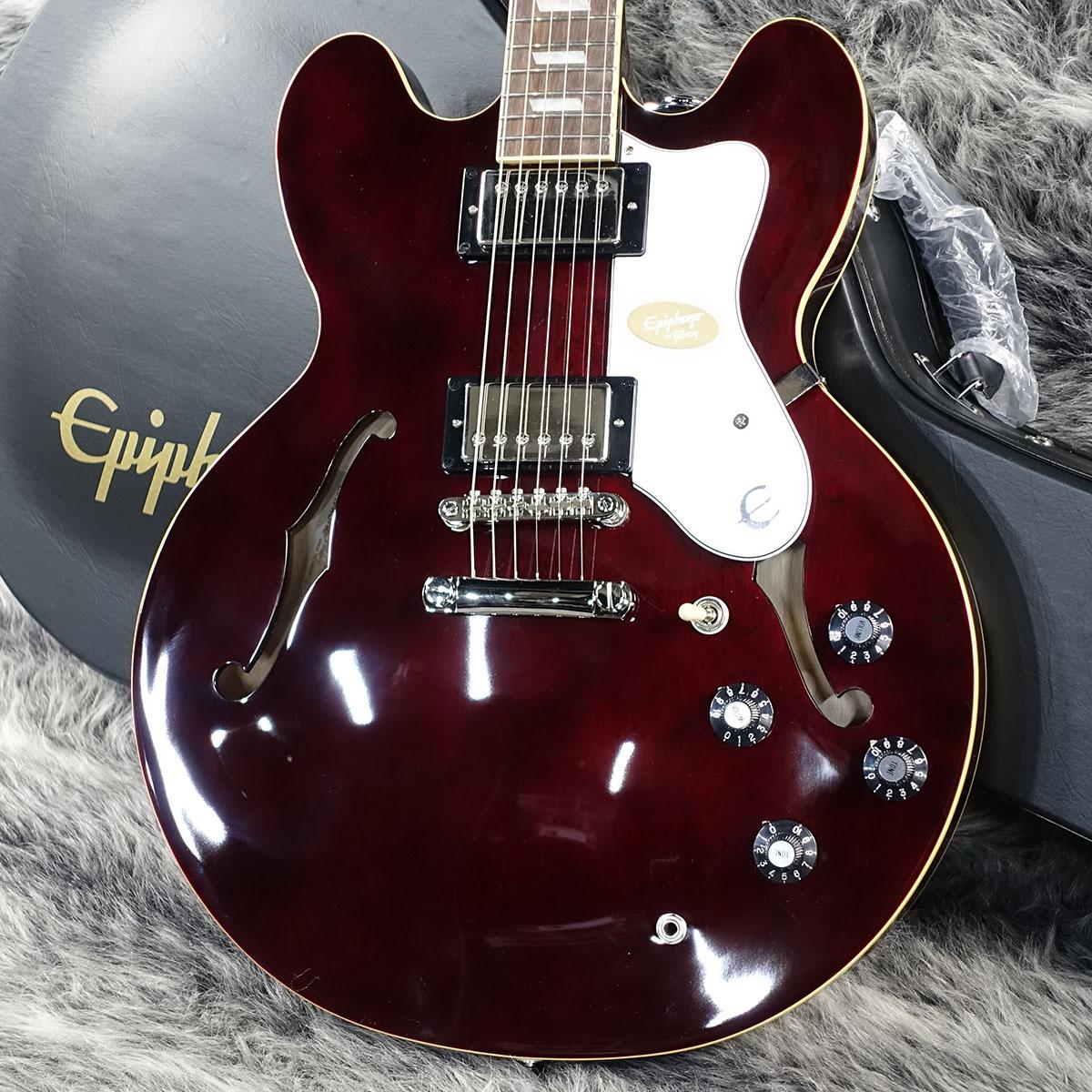 ギター Epiphone Riviera Noel Gallagher Wine Red Epiphone Noel Gallagher Riviera Dark Wine Red エレキギター