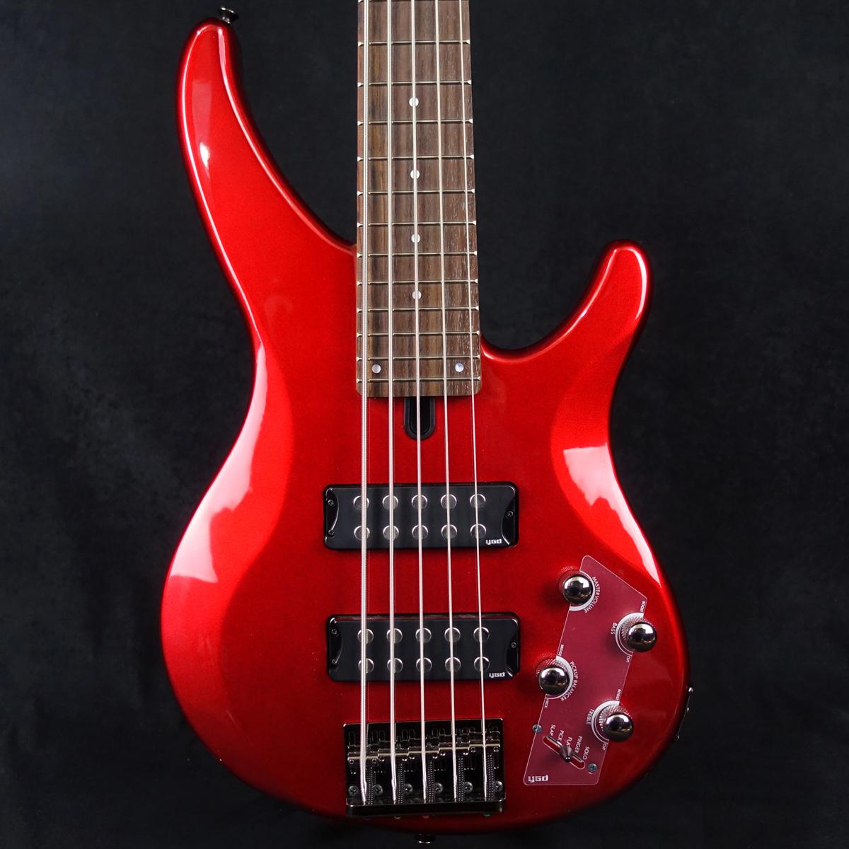 YAMAHA TRBX305 5弦エレキベース レッド ストラップ、ケース付き YAMAHA TRBX305 CAR (キャンディアップルレッド) 5弦 エレキベース