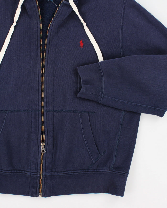 Vintage 90s Polo by Ralph Lauren Zip-Up Hoodie - XL – Rokit
