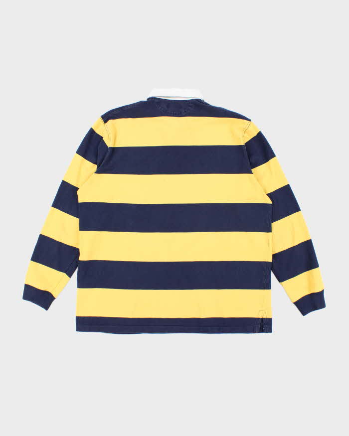 Vintage Y2K Ralph Lauren Faded Striped Rugby Shirt - XL – Rokit