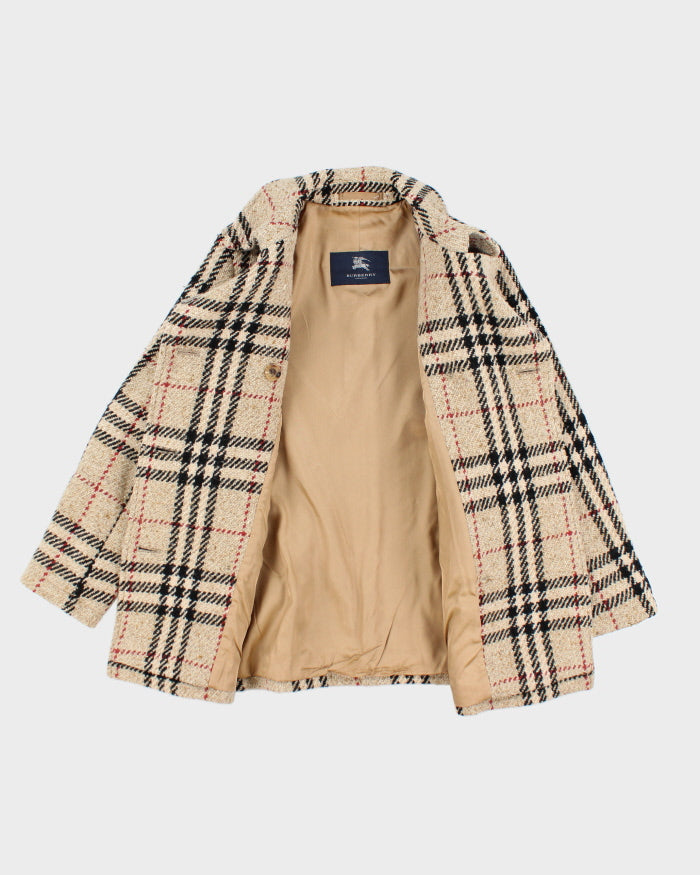 Burberry Wool Nova Check Coat - M – Rokit
