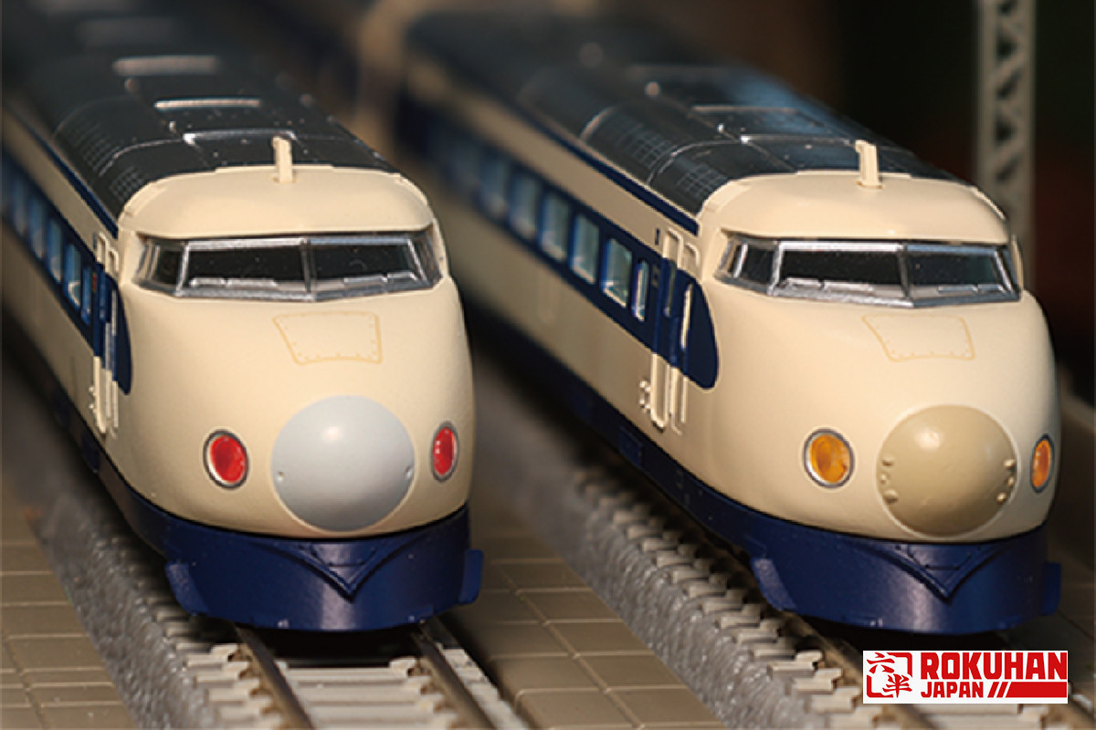 国鉄0系新幹線 初期型「ひかり」4両基本/8両増結セット 問屋様着荷日の