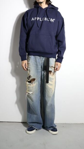 APPLEBUM Embroidery Logo Sweat Parka EA2420403 公式通販