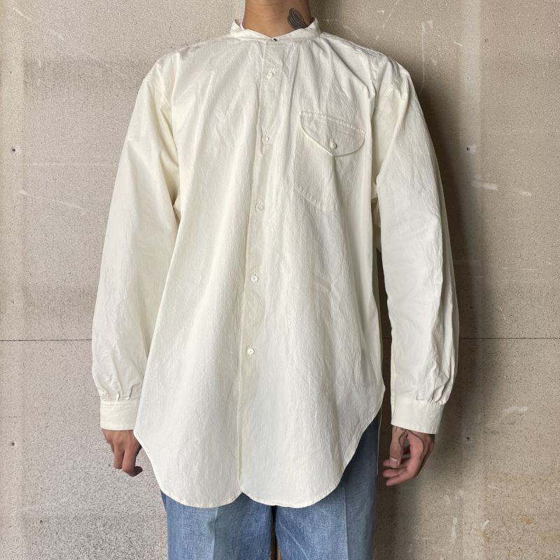 OLD JOE BAND COLLAR LONG TAIL SHIRTS (BONE) 231OJ-SH01 公式通販