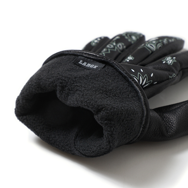 CHALLENGER BANDANA LEATHER GLOVE (BLACK) CLG-AC 023-040 公式通販