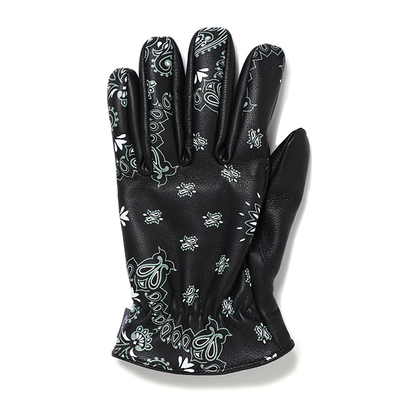 CHALLENGER BANDANA LEATHER GLOVE (BLACK) CLG-AC 023-040 公式通販