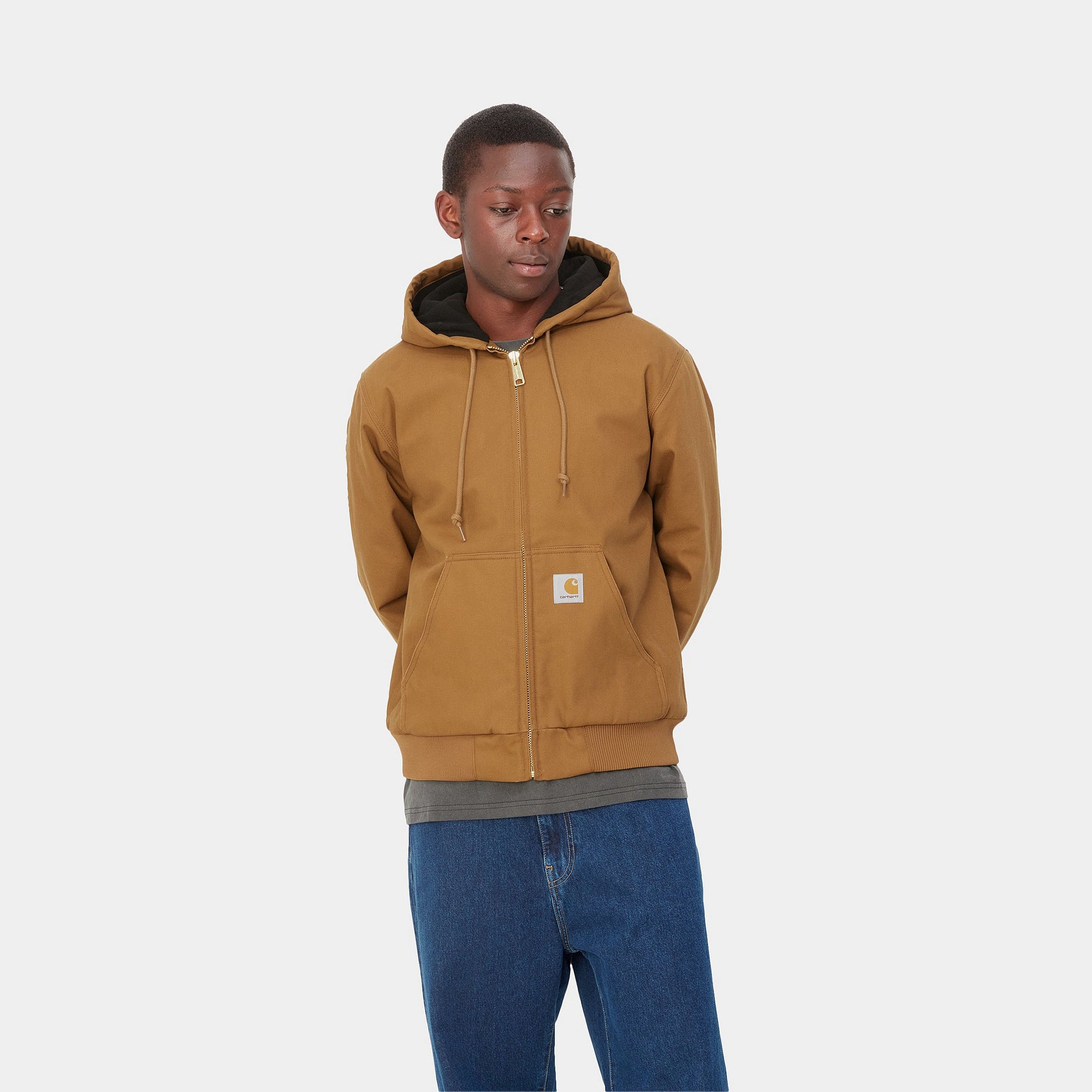 CARHARTT WIP ACTIVE JACKET (Hamilton Brown rigid) I023083-23AW