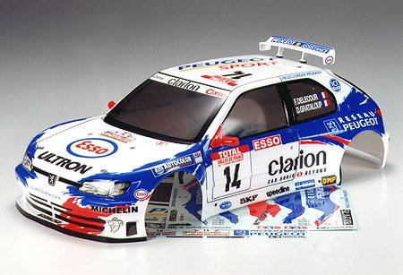 Tamiya 50809 - 1/10 Scale Peugeot 306 Maxi WRC Body Set