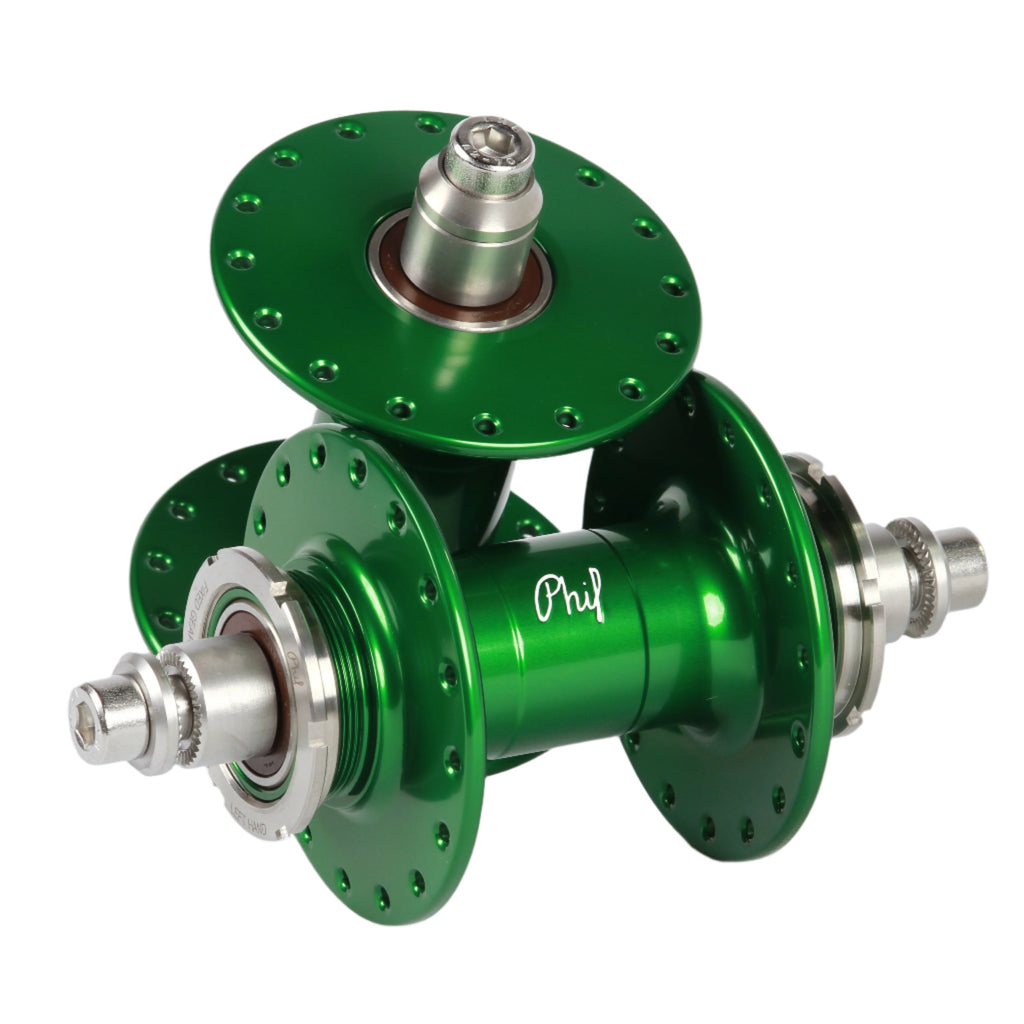 Phil Wood high flange track hub set - anodized colors | Retrogression