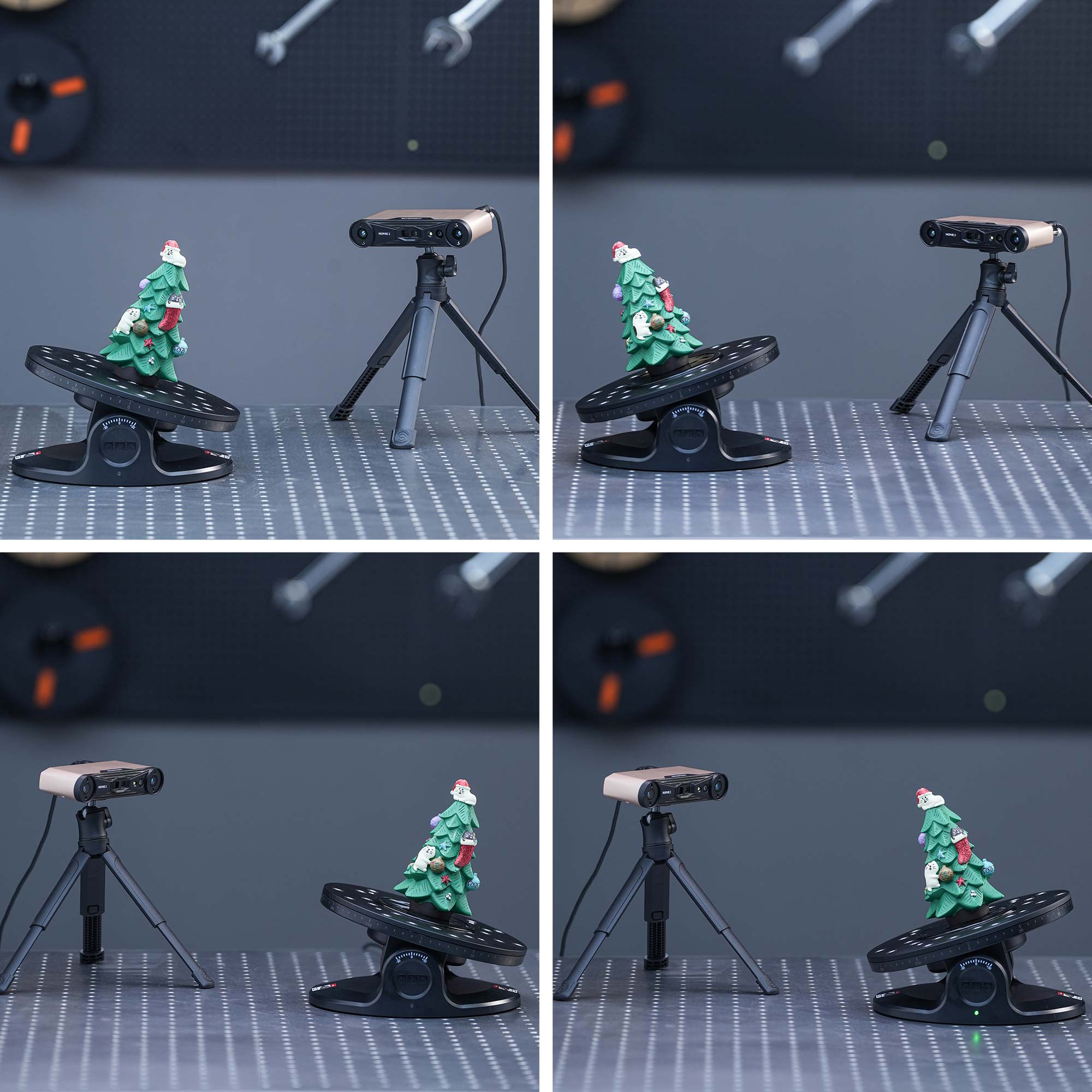 2軸ターンテーブル｜Revopoint 3Dスキャナーアクセサリー