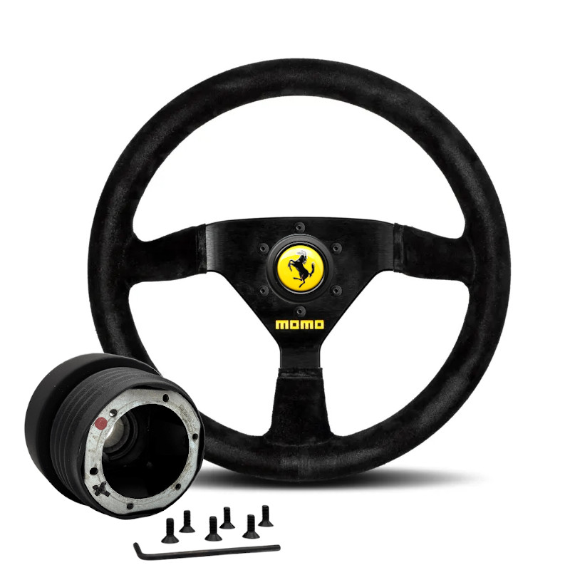 Ferrari F355 MOMO Mod. 69 Suede 350mm Steering Wheel Kit