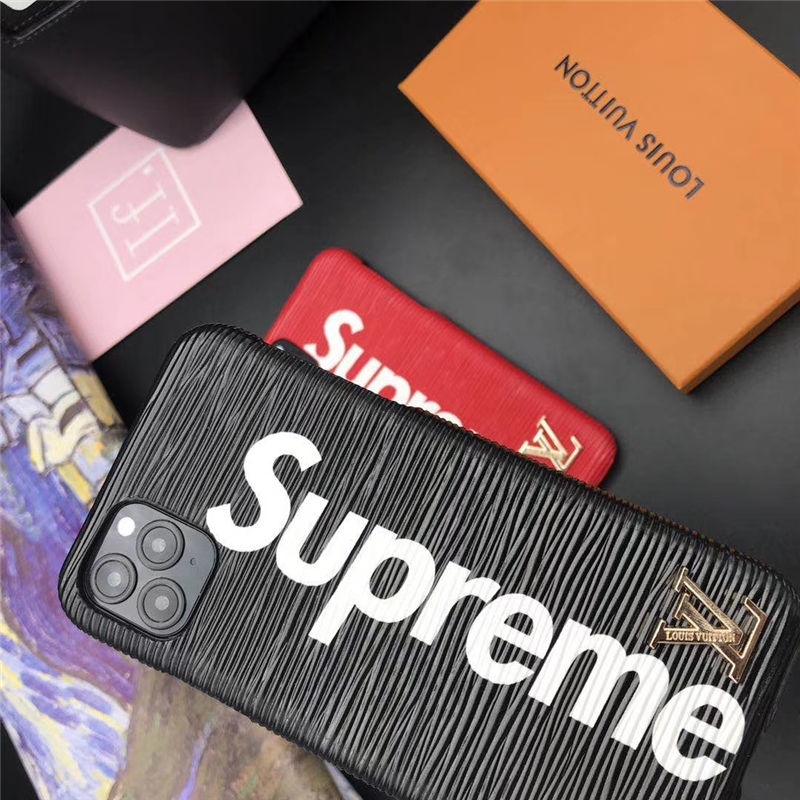 シュプリーム ビトン コラボ iPhone15/15pro ケース 水 波紋