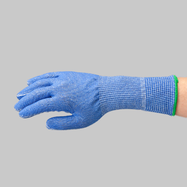 No.658 耐切創カットバリア 13G ブルー バサルトロング ノンコート