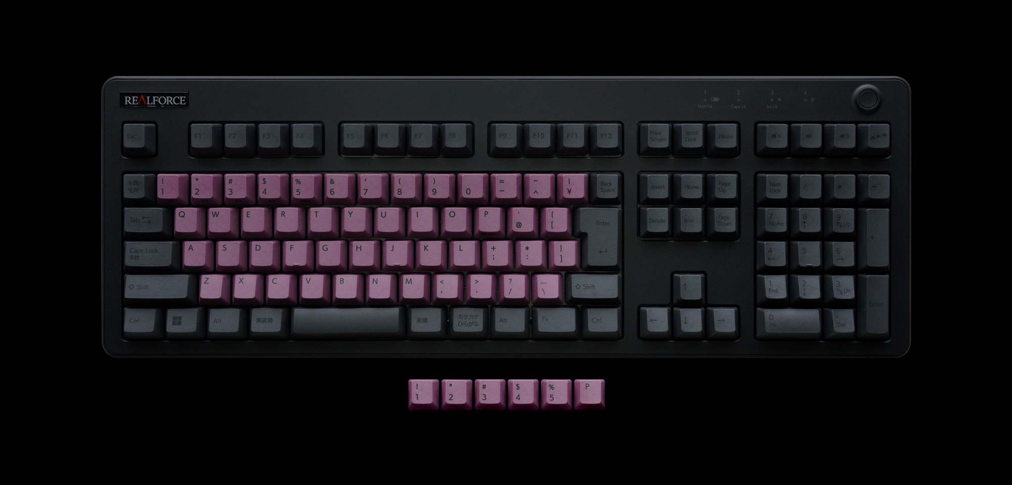 製品 : REALFORCE R3 / R3S カラーキーキャップセット 新色