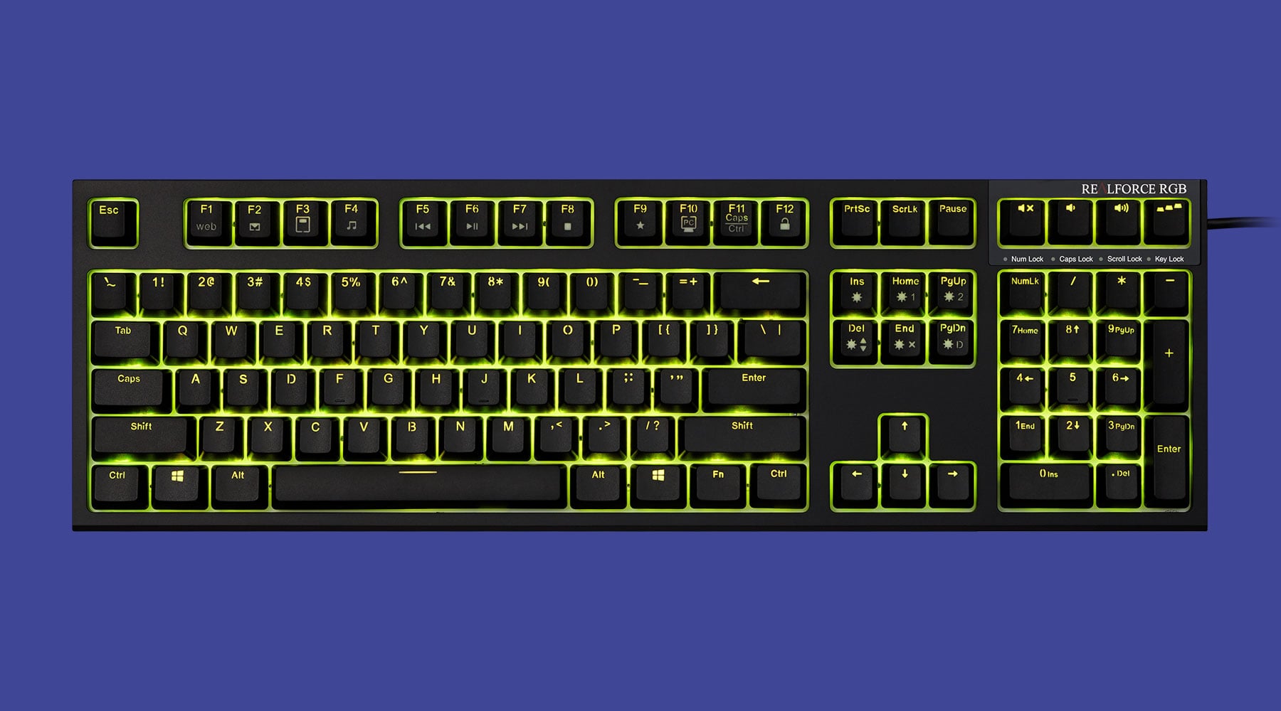 製品 : REALFORCE RGB（日本語配列モデル） | REALFORCE | 日本製