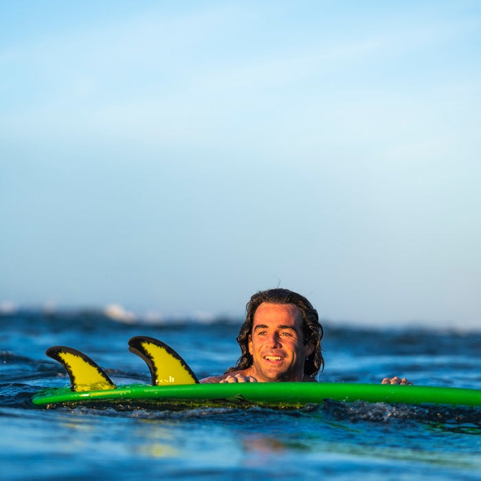 FCS II Mason Ho PC Aircore Tri Fin Set-Green-Small — REAL Watersports