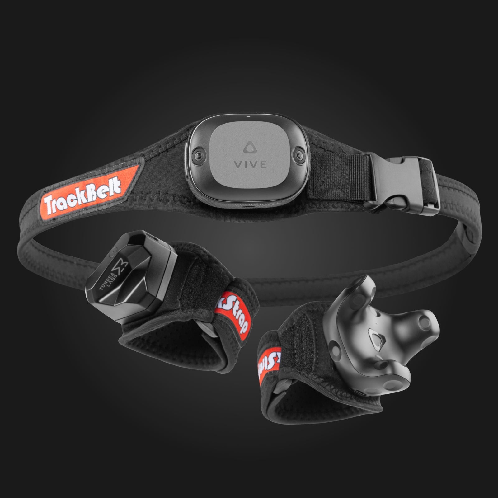 Tracker Straps Tracker Belt for HTC VIVE Trackers with 7-Port USB Hub