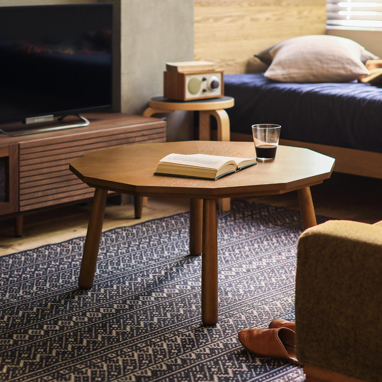 こたつテーブル Claire 多角形 幅80cmタイプ ｜家具・インテリア通販