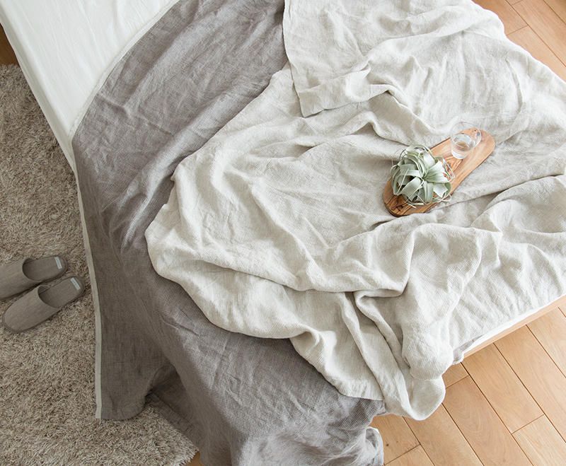 わたしの愛用品-fog linen work LINEN WASH WAFFLE TOWELKET ｜家具