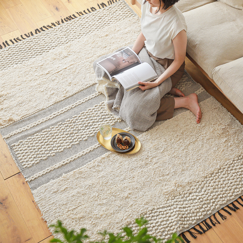 ラグマット POP CORN STRIPE RUG ｜家具・インテリア通販 Re:CENO(リセノ)