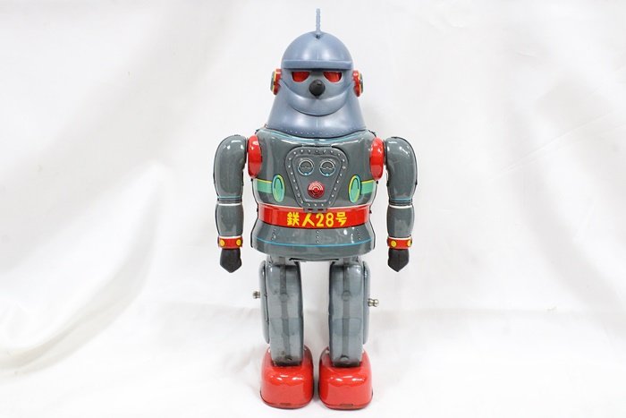 野村トーイ ブリキ 鉄人28号 No2 電動二足歩行 1960年代当時物 レトロ