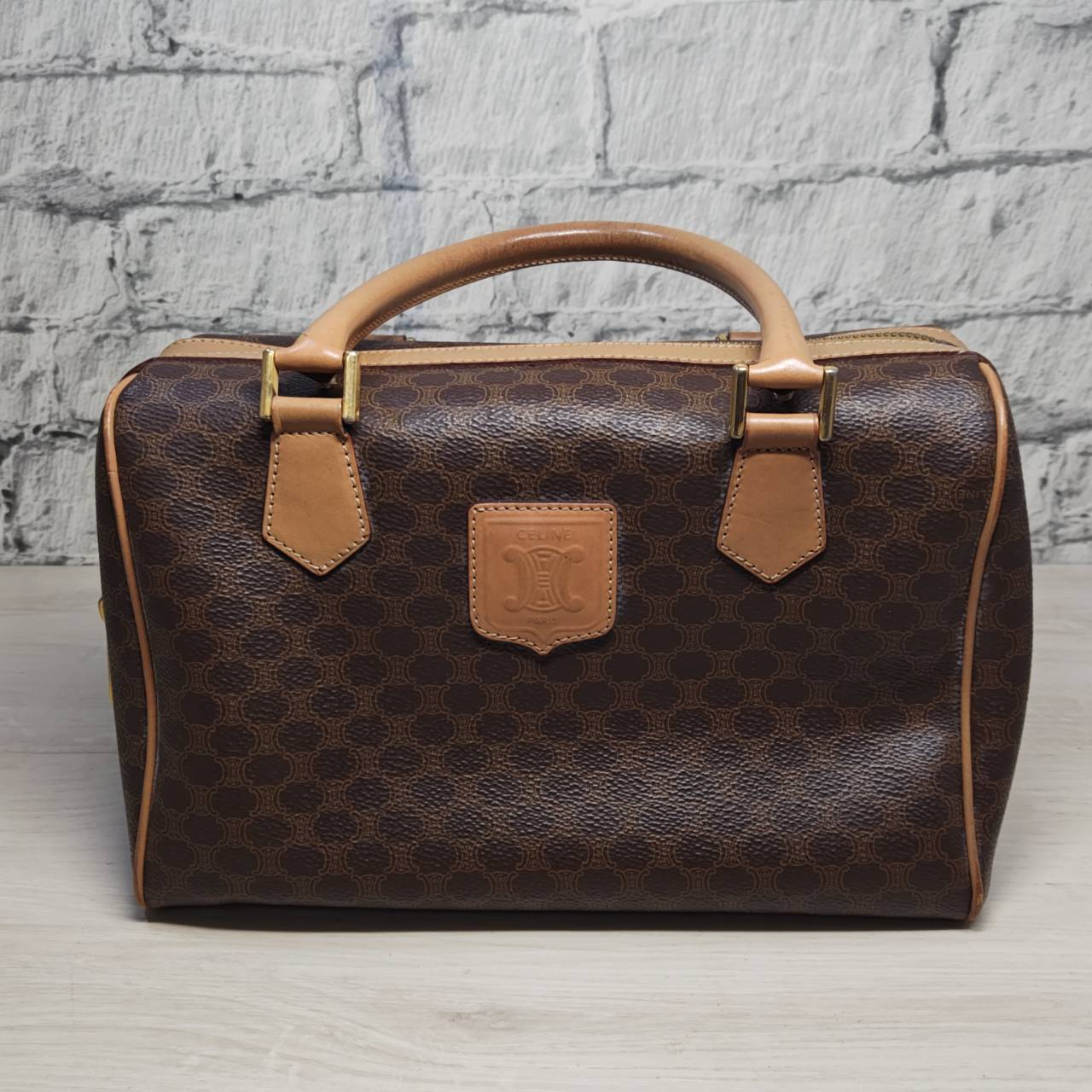 CELINE】 セリーヌ マカダム柄 ミニボストンバッグM15/2 の買取価格を