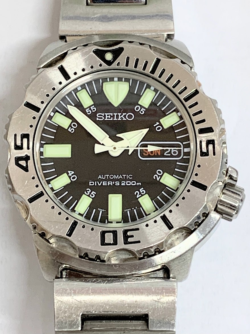 高く売る方法】セイコー ダイバーズ/ブラックモンスター 7S26-0350の