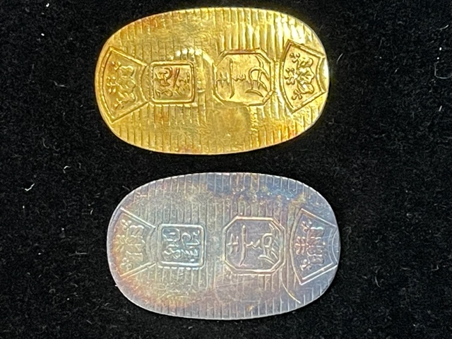 純金小判・純銀小判（徳力）を買取りさせていただきました