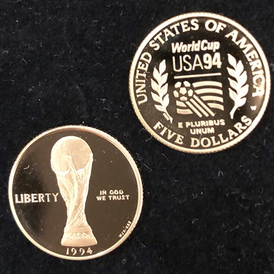 1994年 ワールドカップアメリカ大会記念 金貨の買取価格 - リサイクル
