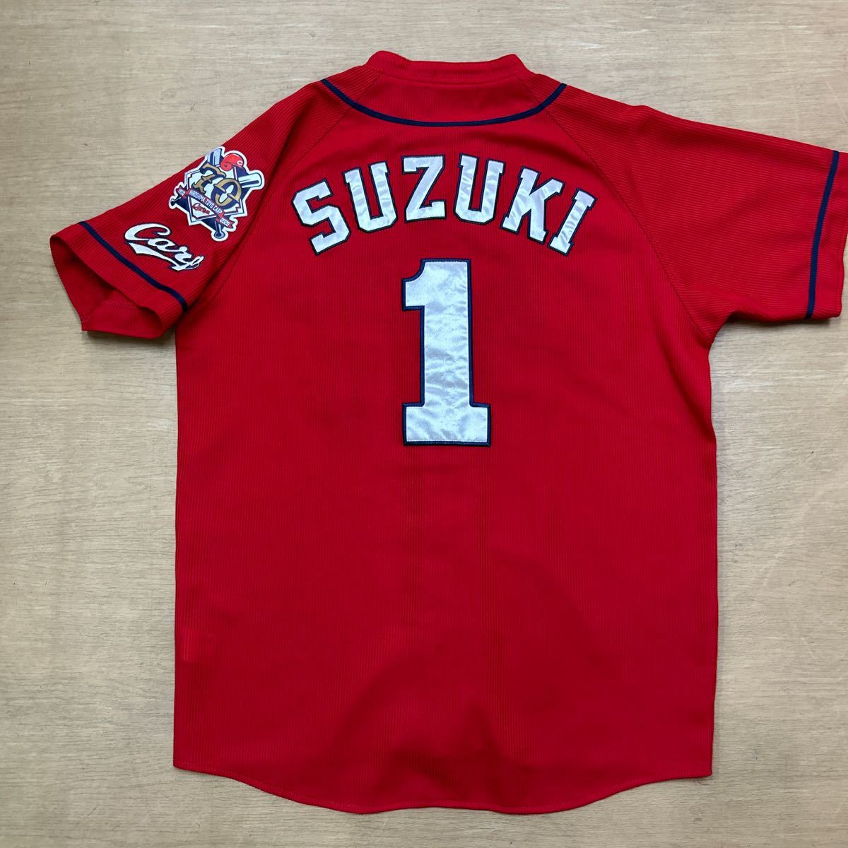 広島カープ #1 鈴木誠也 選手 ビジター L ハイクオリティユニフォーム