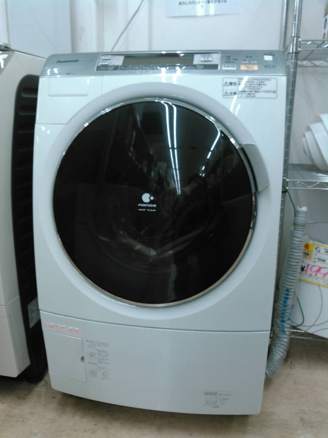 ドラム式洗濯機】【パナソニック】【NA-VX710SL】【9/6㎏洗濯