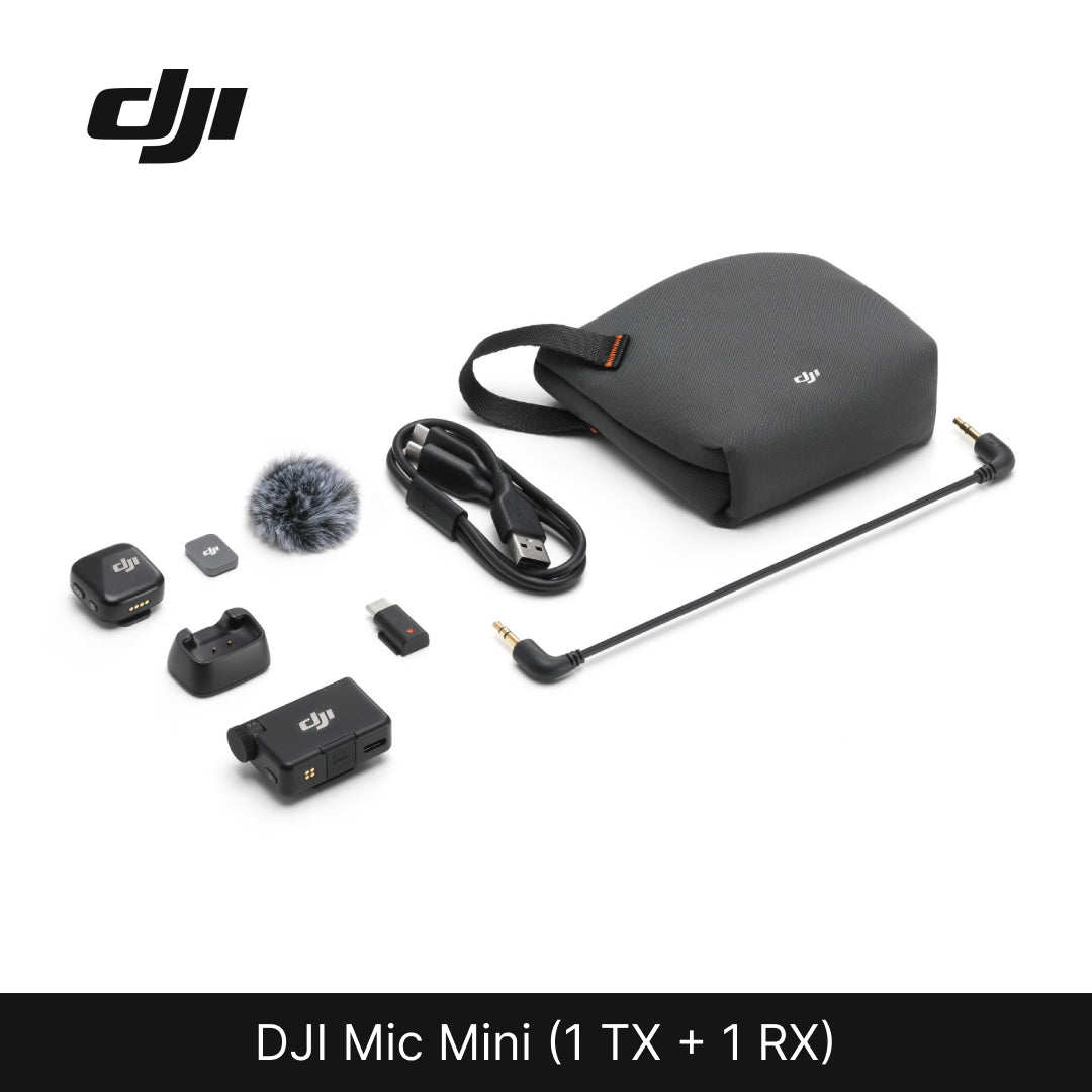 DJI Mic Mini: Portable Wireless Microphone for Crystal-Clear Audio