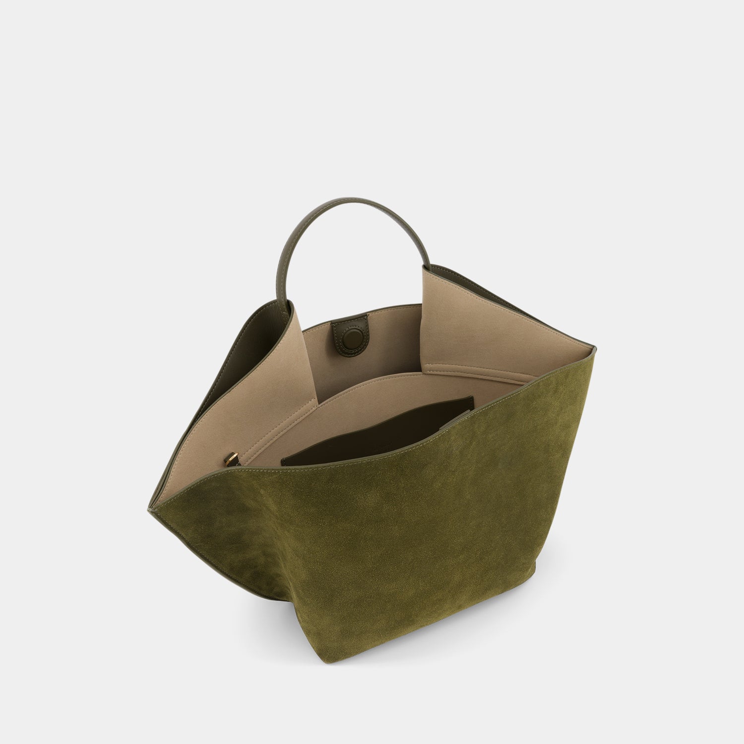 The ANN TOTE Medium I Khaki | Ree Projects