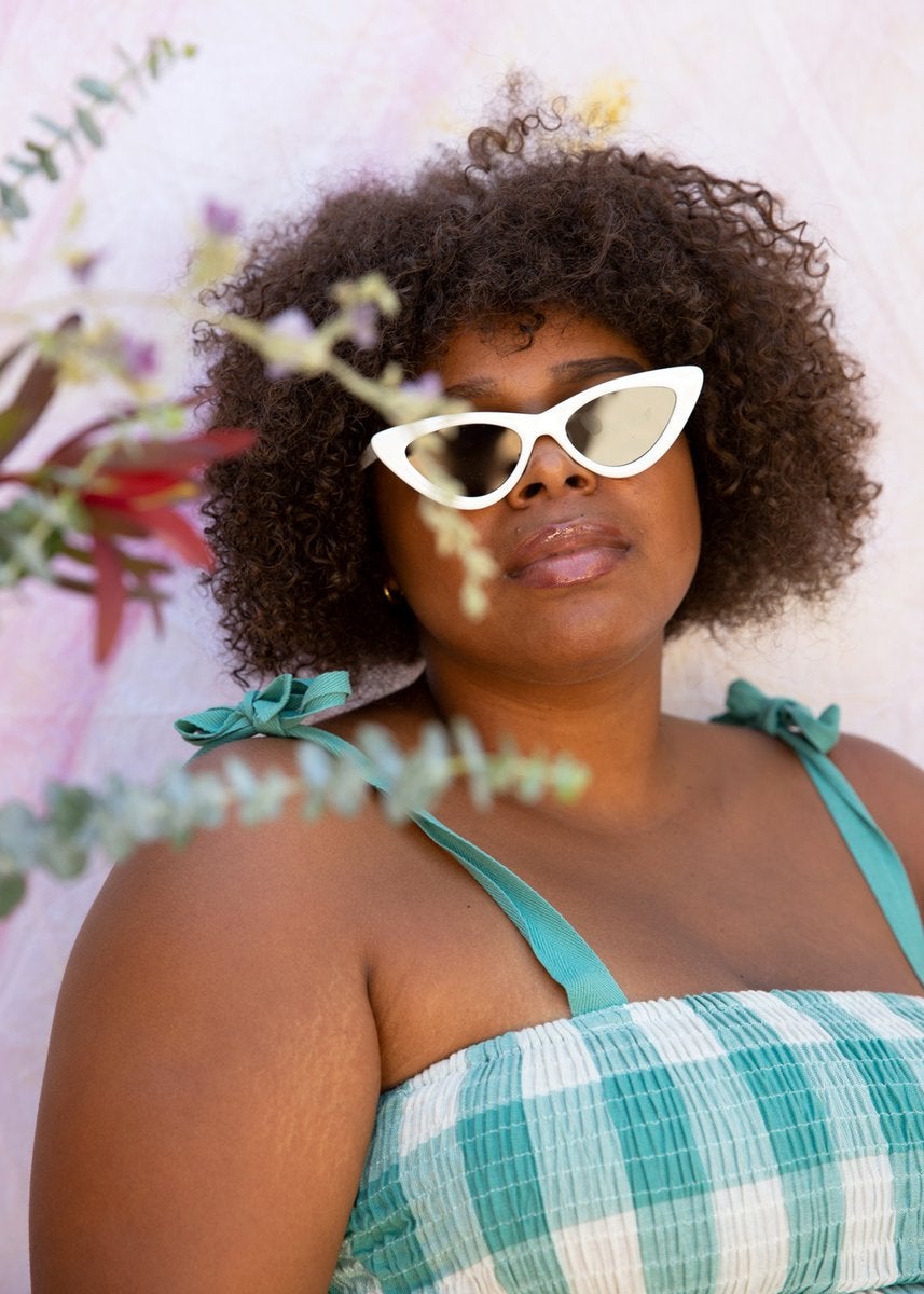 Adam Selman x Le Specs + The Last Lolita Sunglasses – White